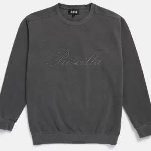 Priscilla Embroidered Crewneck